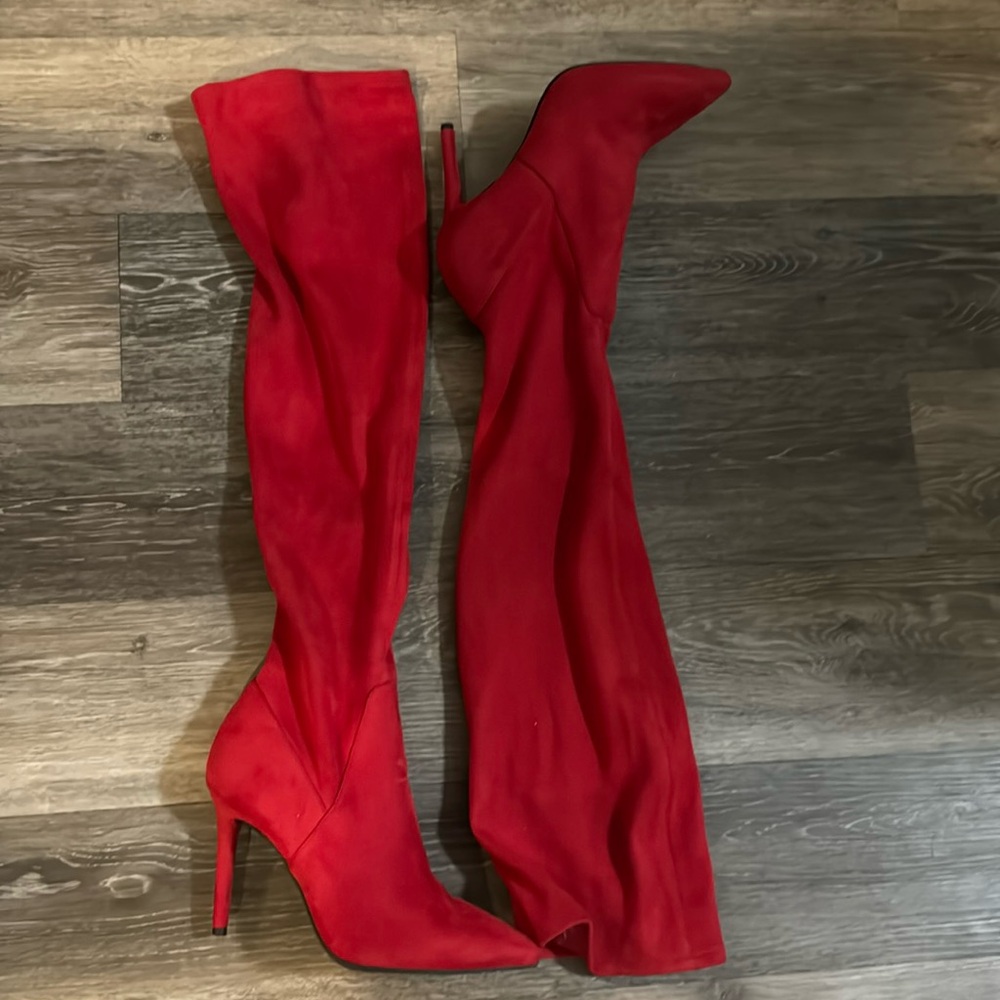 Red boots
